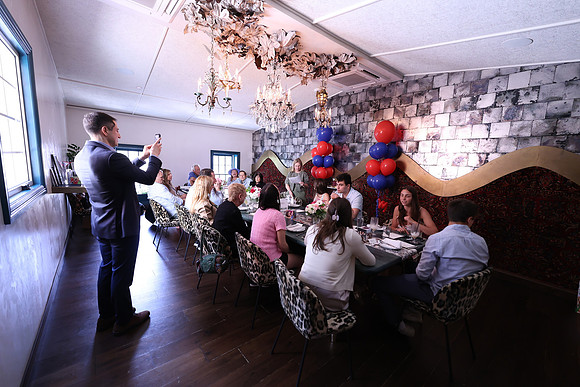 Sophie Barkan's graduation luncheon