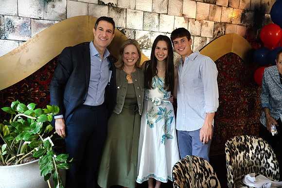 Sophie Barkan's graduation luncheon