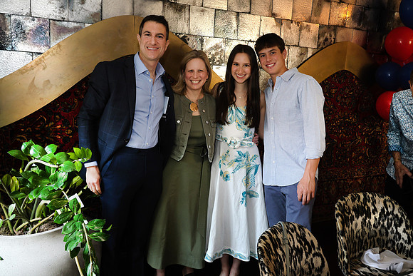 Sophie Barkan's graduation luncheon
