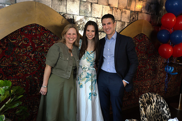 Sophie Barkan's graduation luncheon