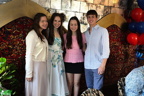Sophie Barkan's graduation luncheon