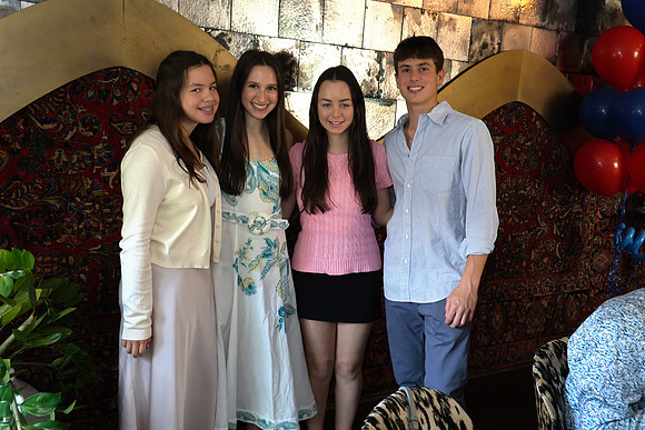 Sophie Barkan's graduation luncheon